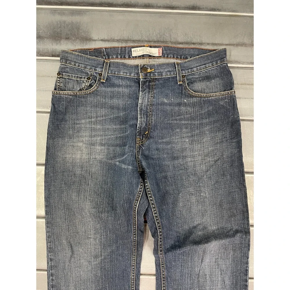 Vintage‎ Levis 559 Jeans Mens 36X34 Blue Medium Wash Denim Relaxed Straight Leg